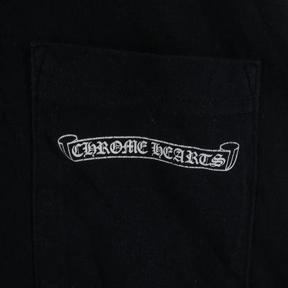 Chrome Hearts CH L S T-Shirt Back Scroll Logo Long Sleeve T Black — view 5