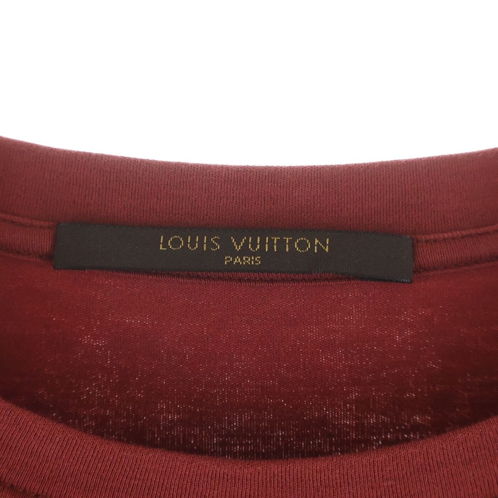 Louis Vuitton Chest Pocket Monogram Logo Short Sleeve T-Shirt Red Cm s — view 6