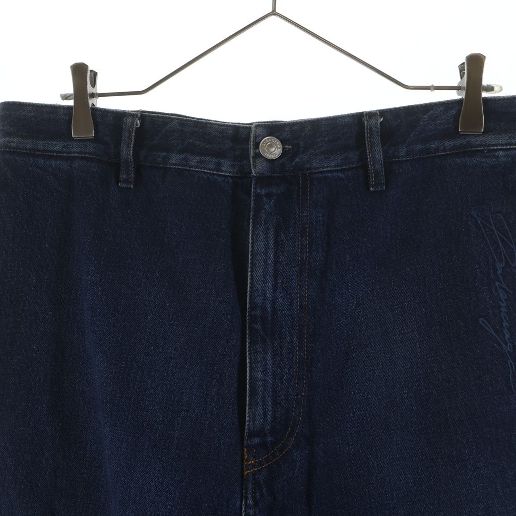Balenciaga Embroidery Pants Navy — view 3