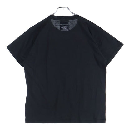 Prada Bernard Buffet Graphic Print Front Crew Neck Short Sleeve T-Shirt Black — view 2