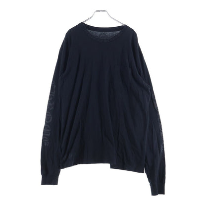 Chrome Hearts CH LS Neck Logo Tee Print Long Sleeve T-Shirt Black