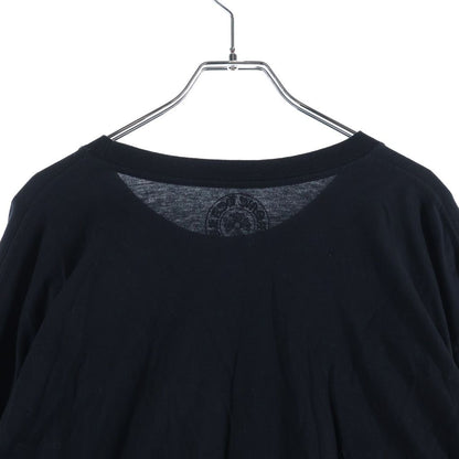 Chrome Hearts CH LS Neck Logo Tee Print Long Sleeve T-Shirt Black — view 4