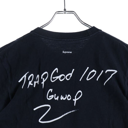 Gucci Supreme Mane Tee Front Print Short Sleeve T-Shirt Black — view 4