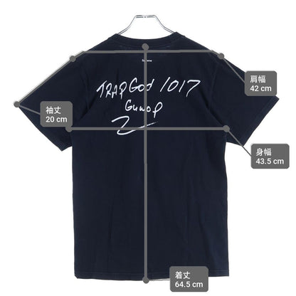 Gucci Supreme Mane Tee Front Print Short Sleeve T-Shirt Black — view 9