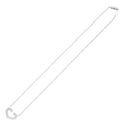 Cartier C Heart Pendant Chain Silver — view 2