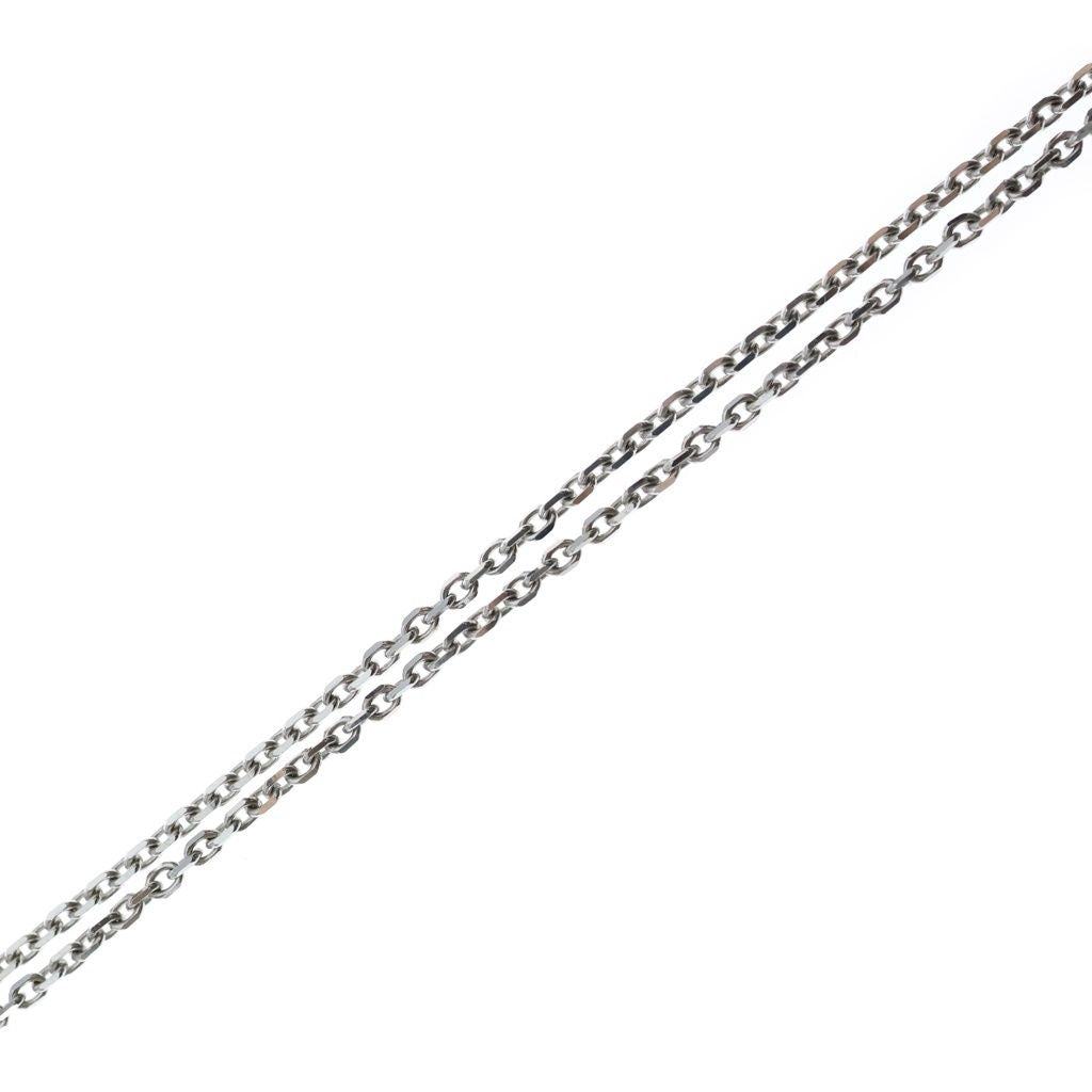 Cartier C Heart Pendant Chain Silver — view 5