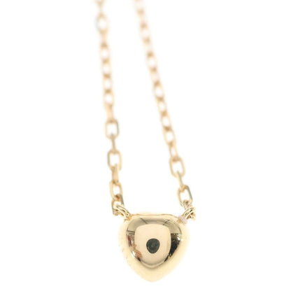 Cartier Diamant Leger Heart Necklace Diamond Pendant Chain Pink Gold — view 3