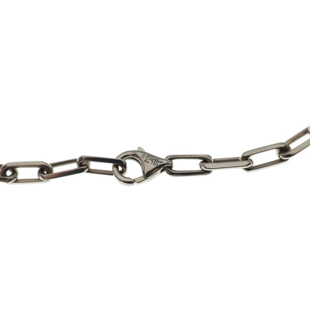Cartier Santos de Cartier Necklace Silver Chain — view 4