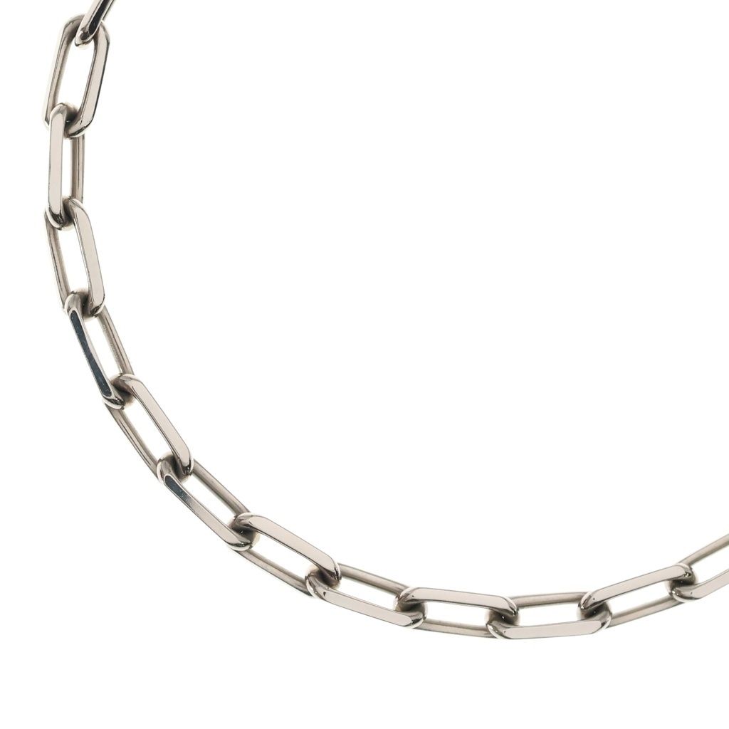 Cartier Santos de Cartier Necklace Silver Chain