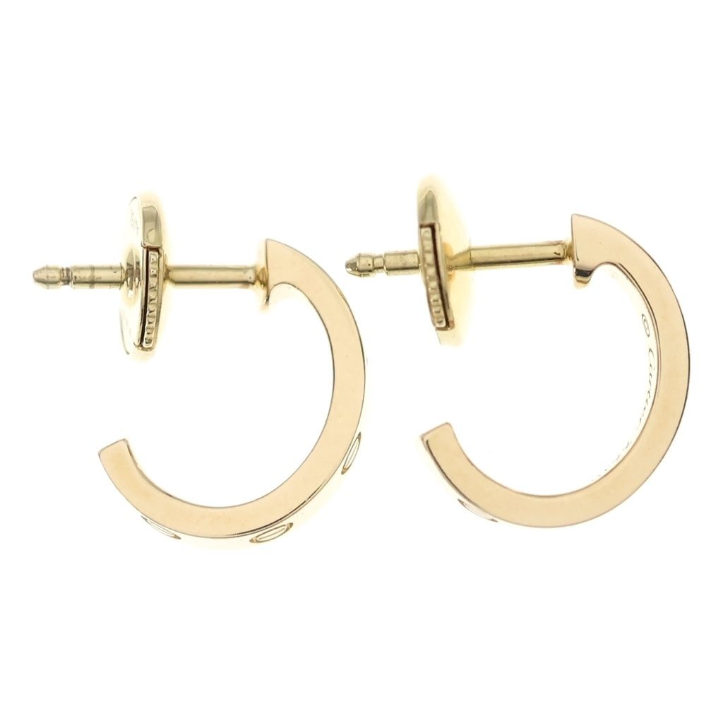 Cartier Mini Love Earrings Gold YG — view 2