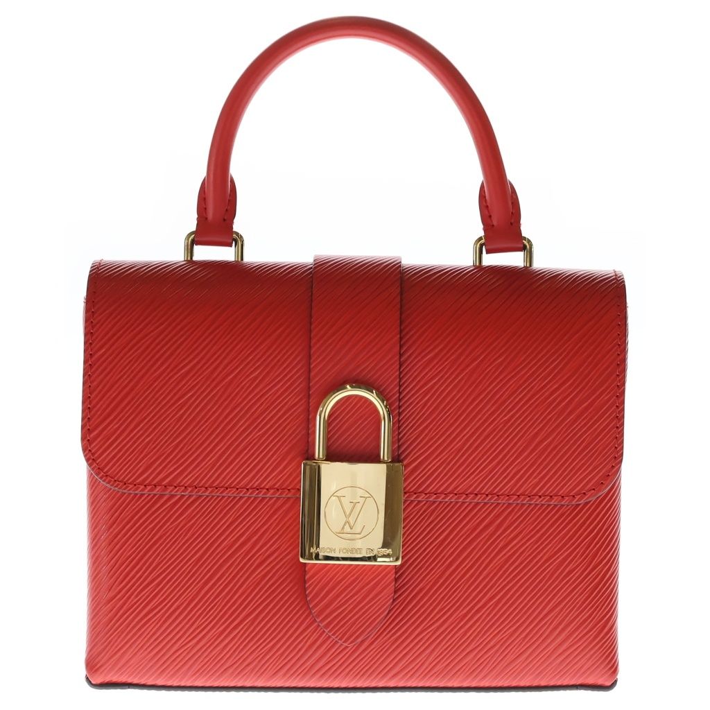 Louis Vuitton Epi Locky BB Coquelicot 2-Way Shoulder Bag Red Leather Gold