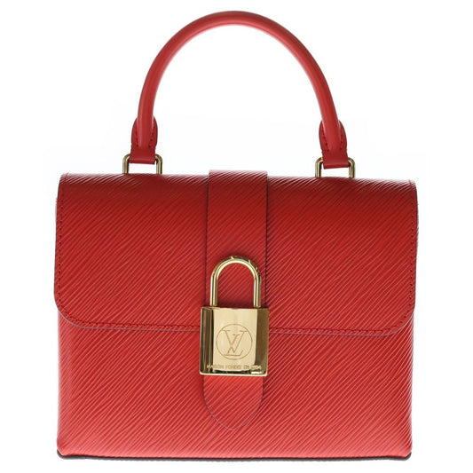 Louis Vuitton Epi Locky BB Coquelicot 2-Way Shoulder Bag Red Leather Gold