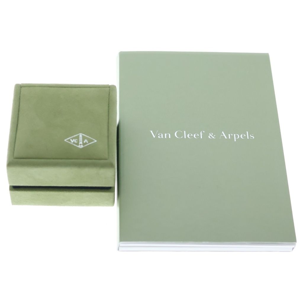 Van Cleef & Arpels Sweet Alhambra Pave Diamond Necklace White Gold — view 6