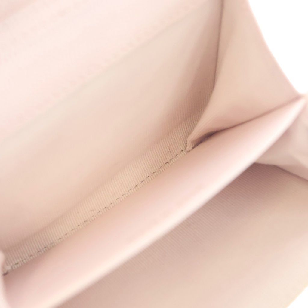 Chanel Mini Chain Wallet Shoulder Baby Pink Caviar Leather Gold — view 5