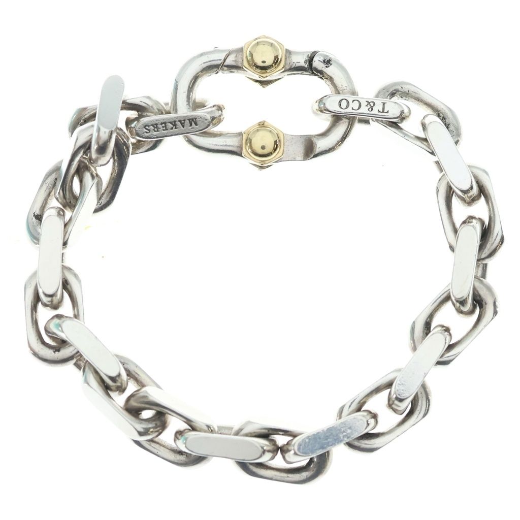 Tiffany & Co Maker's Wide Bracelet Chain Silver — view 2