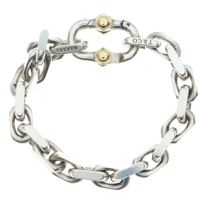 Tiffany & Co Maker's Wide Bracelet Chain Silver — view 2
