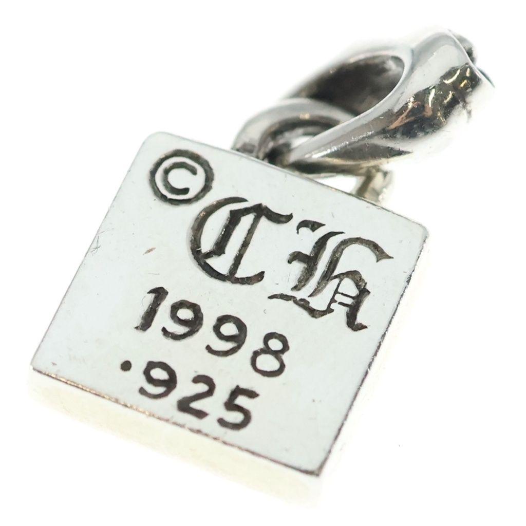 Chrome Hearts Framed Flrl Floral Necklace Ball Chain Silver — view 5