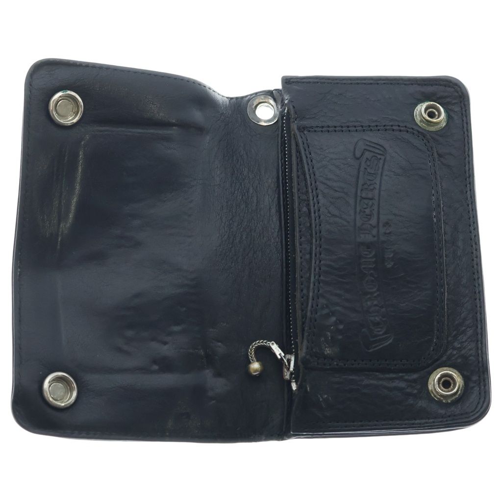 Chrome Hearts Cross Patch 1 Zip Button with Leather Wallet — view 5