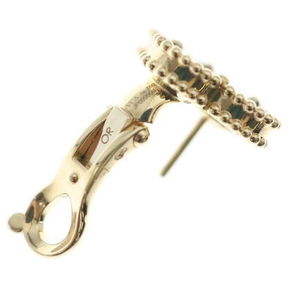 Van Cleef & Arpels 18k Yellow Gold Vintage Alhambra Onyx Earrings Black — view 5