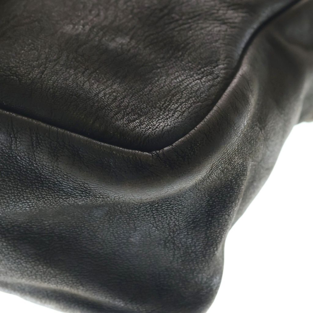 Chrome Hearts Mail Cemetery Cross Patch Shoulder Bag Black — view 6
