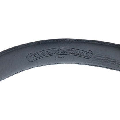 Chrome Hearts Celtic Talon Leather Belt 1.5 Blt Black Silver — view 5