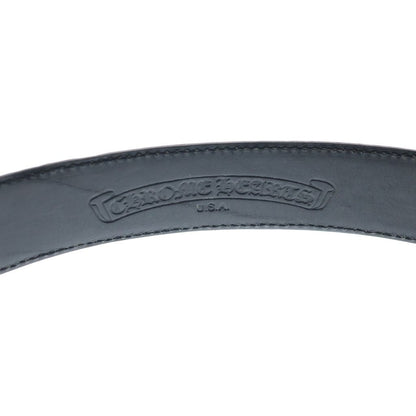 Chrome Hearts Blt Roller Buckle Leather Belt Silver — view 5
