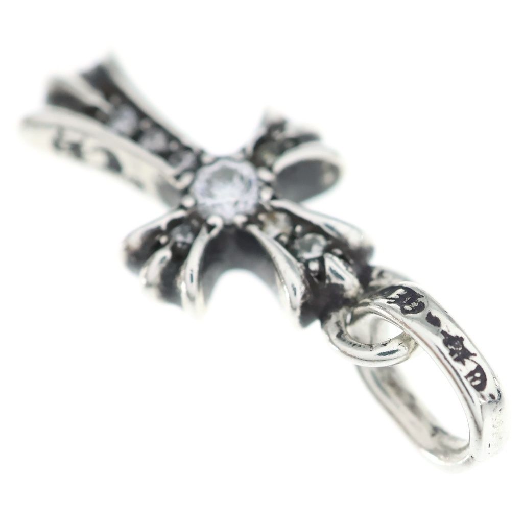 Chrome Hearts Crs Baby Fat P Dmnd Fat Pave Diamond Pendant Silver — view 5