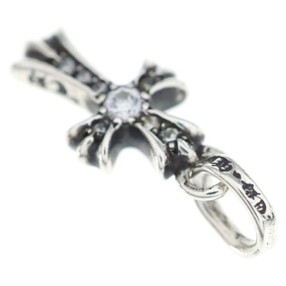 Chrome Hearts Crs Baby Fat P Dmnd Fat Pave Diamond Pendant Silver — view 5