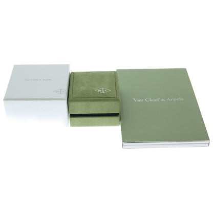 Van Cleef & Arpels Frivole Mini Diamond Earrings Yellow Gold — view 6