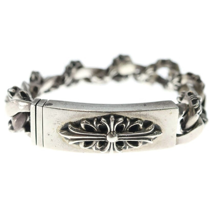 Chrome Hearts ID Floral Crs ID Fancy Link Bracelet Silver — view 4