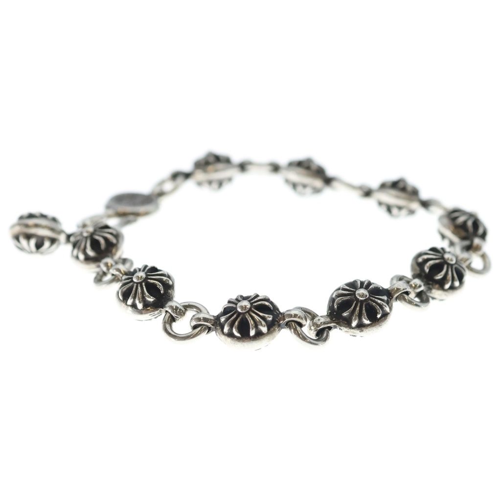 Chrome Hearts No2 Ball 2 Cross Bracelet Silver — view 4