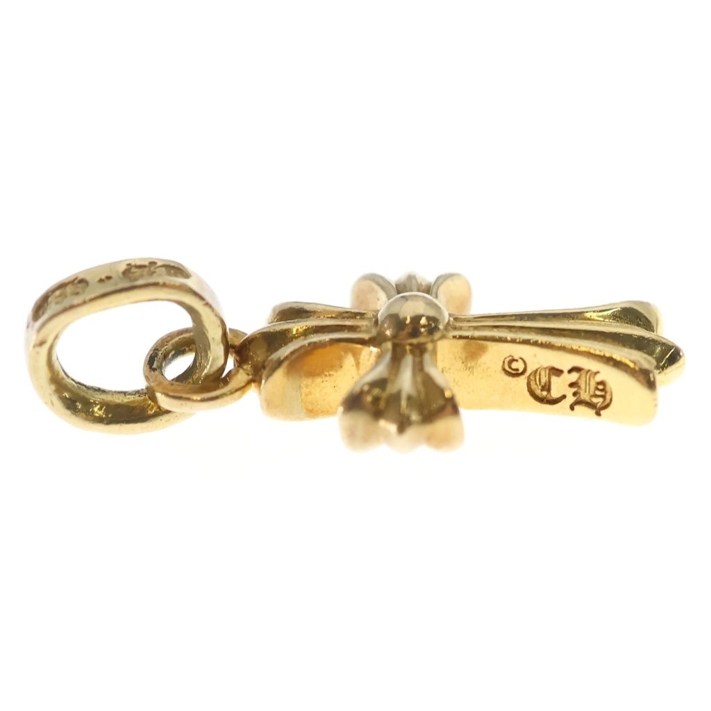 Chrome Hearts 22k Baby Fat Cross Pave Diamond Pendant — view 4