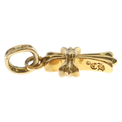 Chrome Hearts 22k Baby Fat Cross Pave Diamond Pendant — view 4