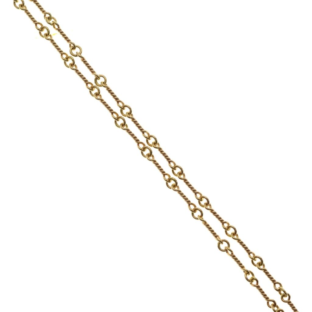 Chrome Hearts 22k Neckchain Twist Chain Necklace Gold — view 5
