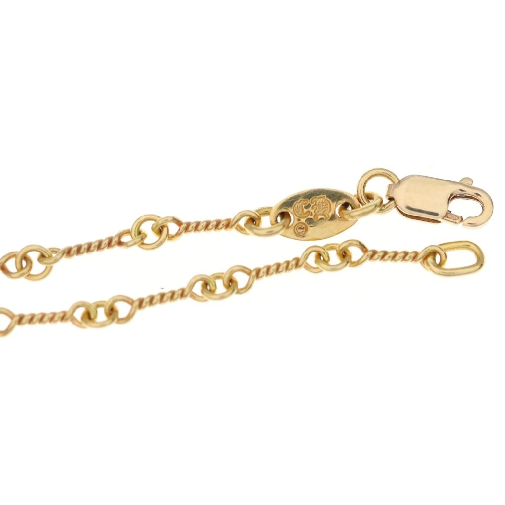 Chrome Hearts 22k Neckchain Twist Chain Necklace Gold — view 6