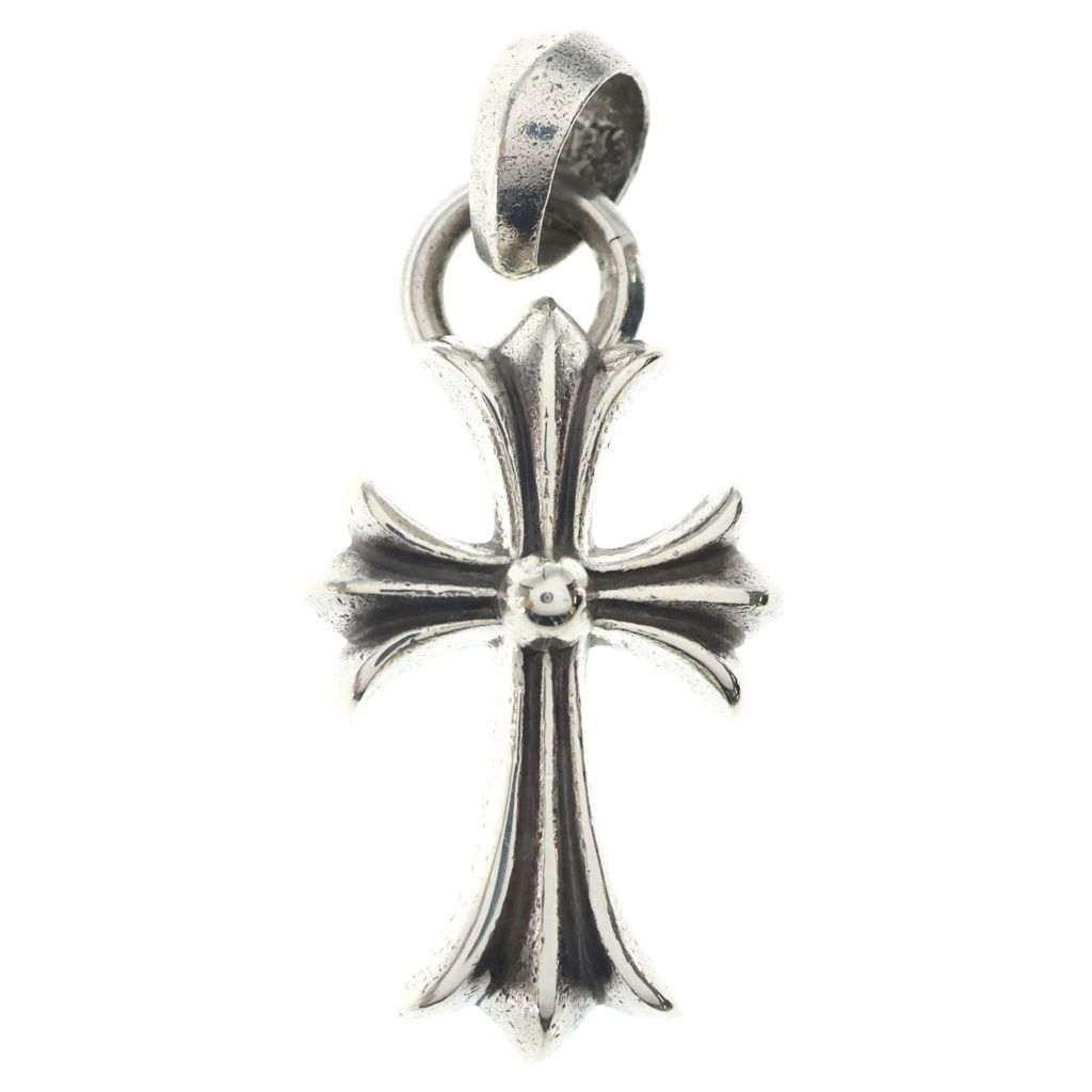 Chrome Hearts CH Crs Sml Bale Small CH Cross Pendant Silver