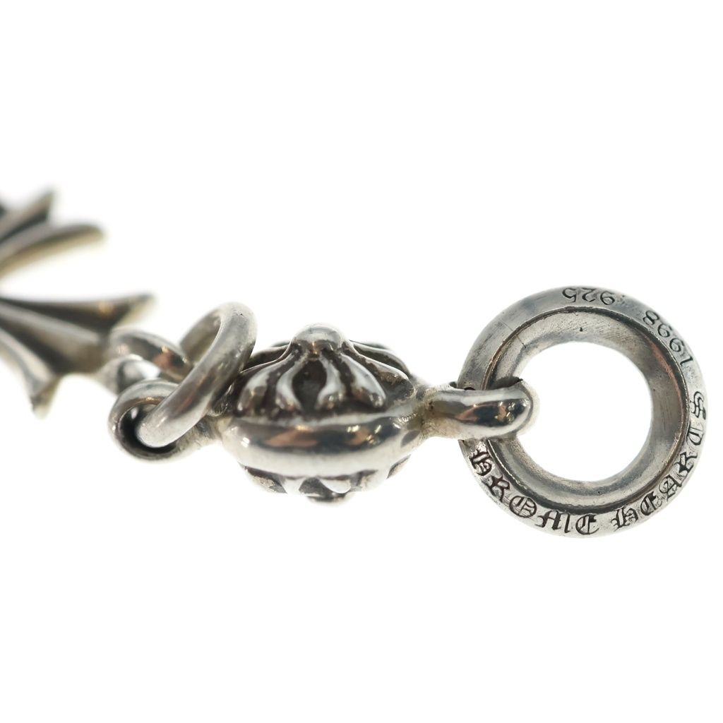 Chrome Hearts Tny CH Crs 1 Ball Tiny CH Cross Charm Pendant Silver — view 6