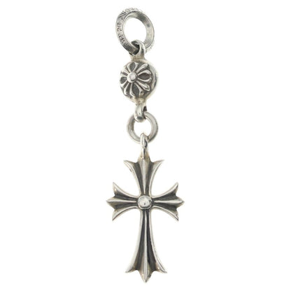 Chrome Hearts Tny CH Crs 1 Ball Tiny CH Cross Charm Pendant Silver — view 2