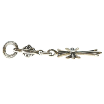 Chrome Hearts Tny CH Crs 1 Ball Tiny CH Cross Charm Pendant Silver — view 4