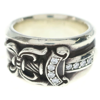 Chrome Hearts Dagger P Dmnd Daga Ring Pave Diamond Silver — view 5
