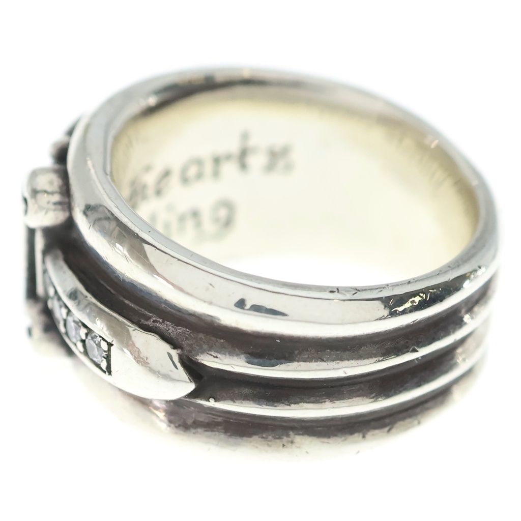 Chrome Hearts Dagger P Dmnd Daga Ring Pave Diamond Silver — view 4