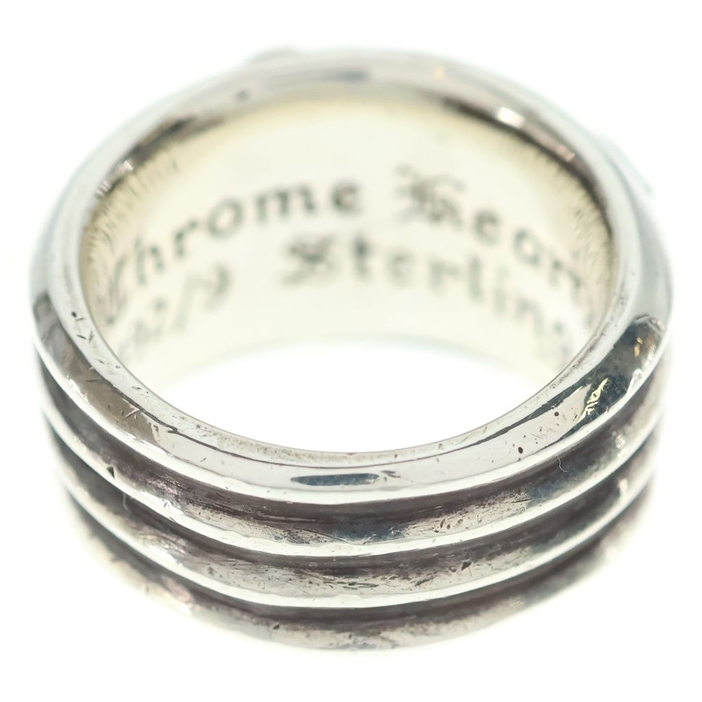Chrome Hearts Dagger P Dmnd Daga Ring Pave Diamond Silver — view 2