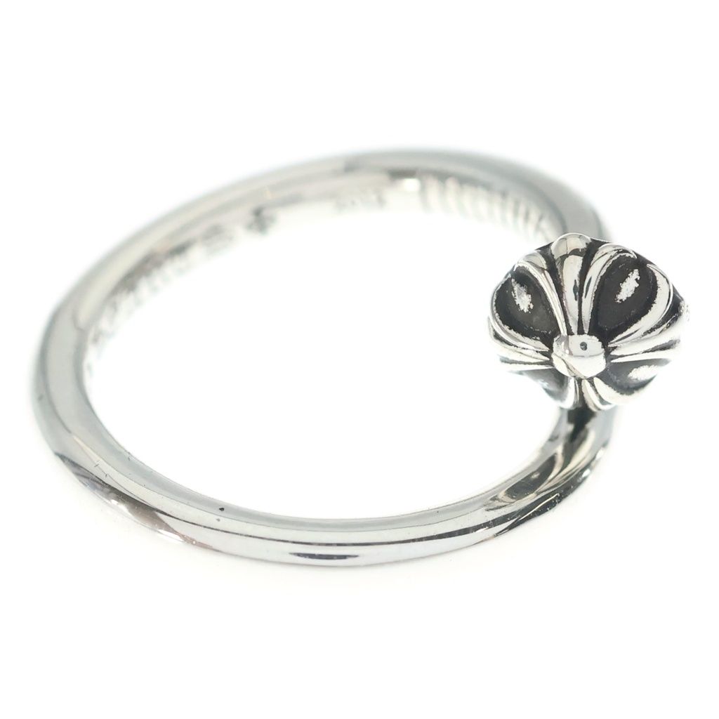Chrome Hearts Nail Crsball Cross Ball Ring Silver — view 3