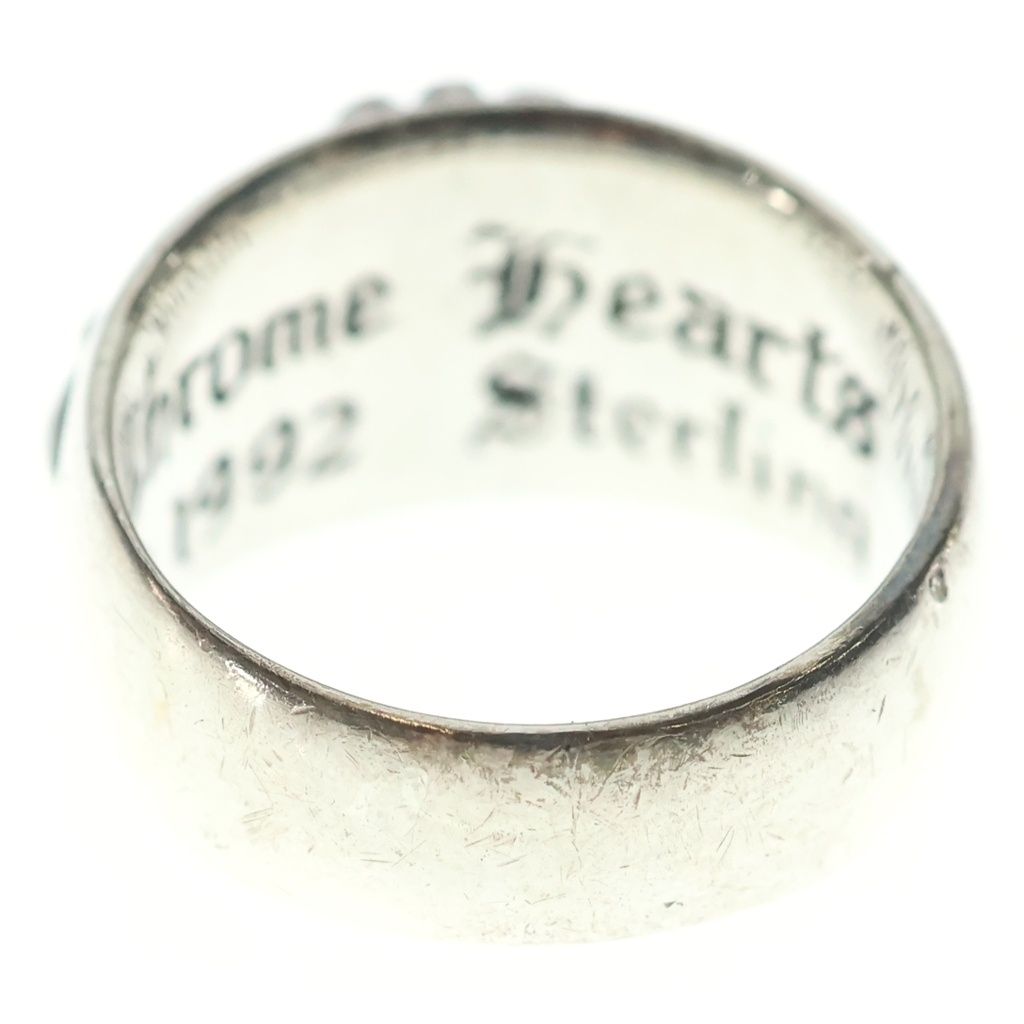 Chrome Hearts Flrl Crs Floral Cross Ring Silver — view 2