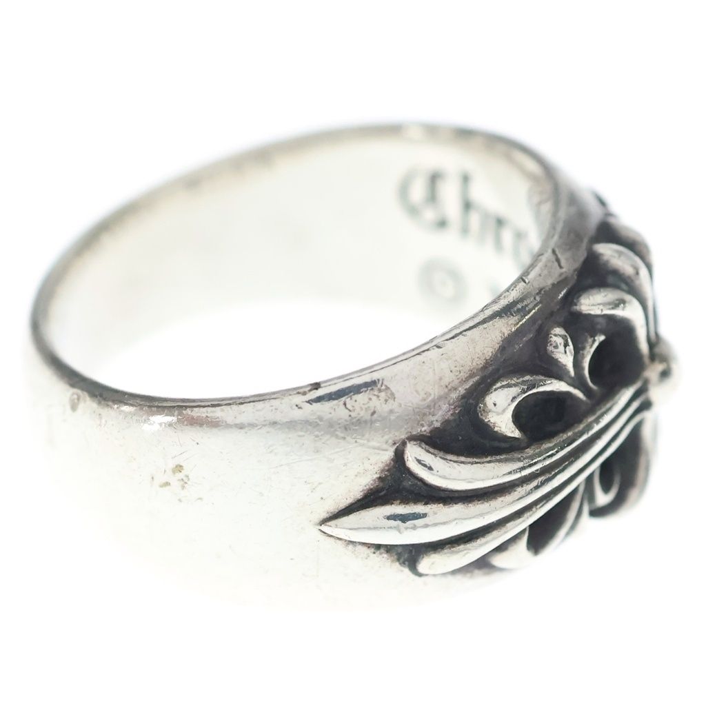 Chrome Hearts Flrl Crs Floral Cross Ring Silver — view 3