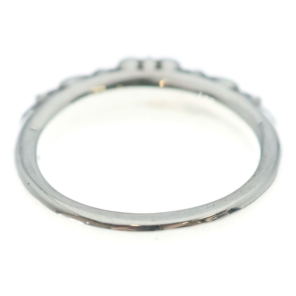 Chrome Hearts Baby Classic Floral Black Sling Silver Ring — view 2