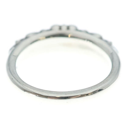 Chrome Hearts Baby Classic Floral Black Sling Silver Ring — view 2