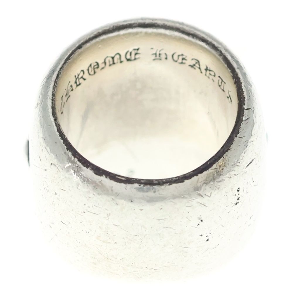 Chrome Hearts Classic Oval Cross Ring Silver — view 2