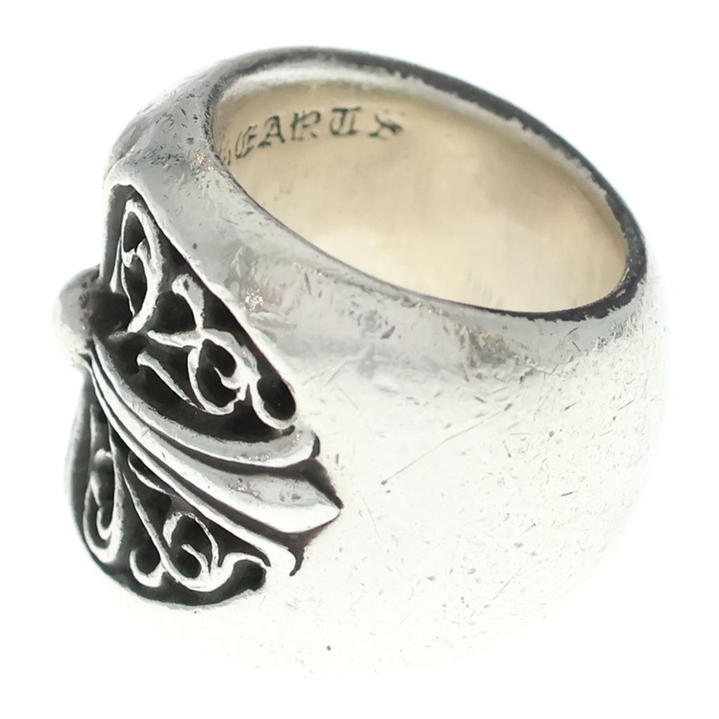 Chrome Hearts Classic Oval Cross Ring Silver — view 4