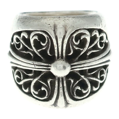 Chrome Hearts Classic Oval Cross Ring Silver — view 5